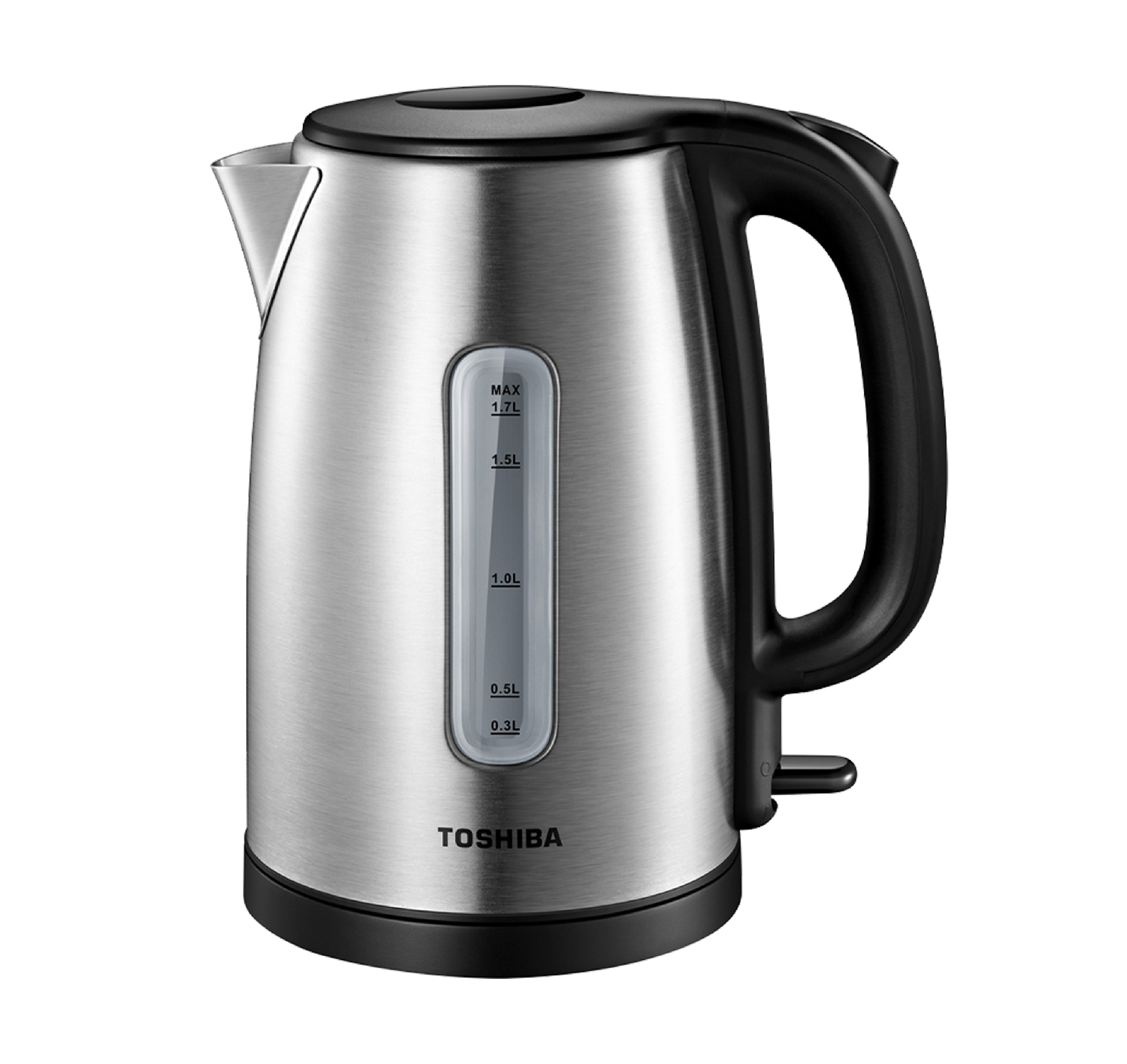 TOSHIBA กาต้มน้ำไฟฟ้า (1800 วัตต์ ,1.7 ลิตร, สีสแตนเลส) รุ่น KT-T17SH1